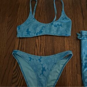 Triangl Blue Flower Bikini